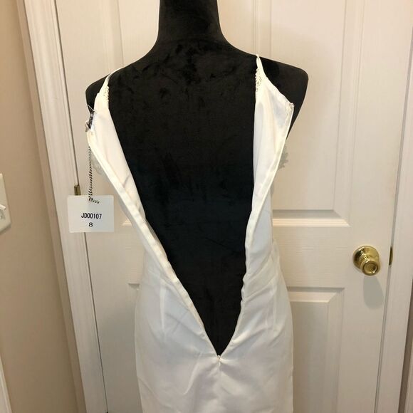 NWT Angel Biba white eyelet spaghetti strap dress - Picture 9 of 16